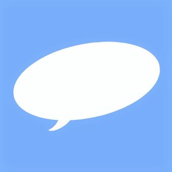 吹き出しの背景4 背景,吹き出し,青のイラスト素材