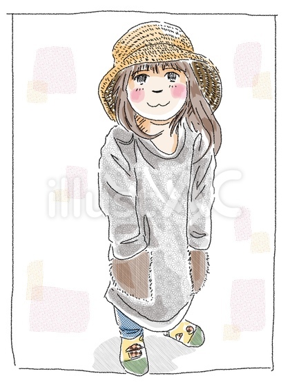 小さな娘のオシャレ