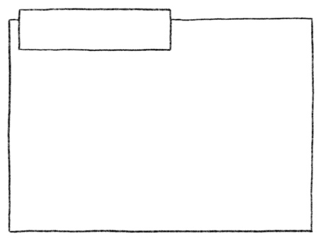 Headline simple line frame handwritten black and white, JPG and PNG Headline simple line frame handwritten black and white, , JPG and PNG