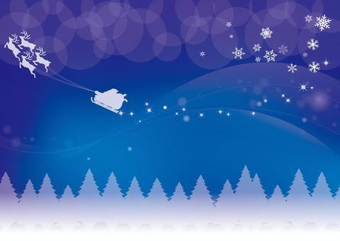 クリスマス・背景・雪の結晶