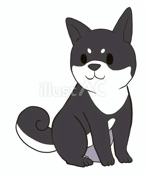 しば犬 しば犬,犬,しばのイラスト素材