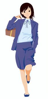 Illustration, woman high student, uniform, hatsuratsu, 