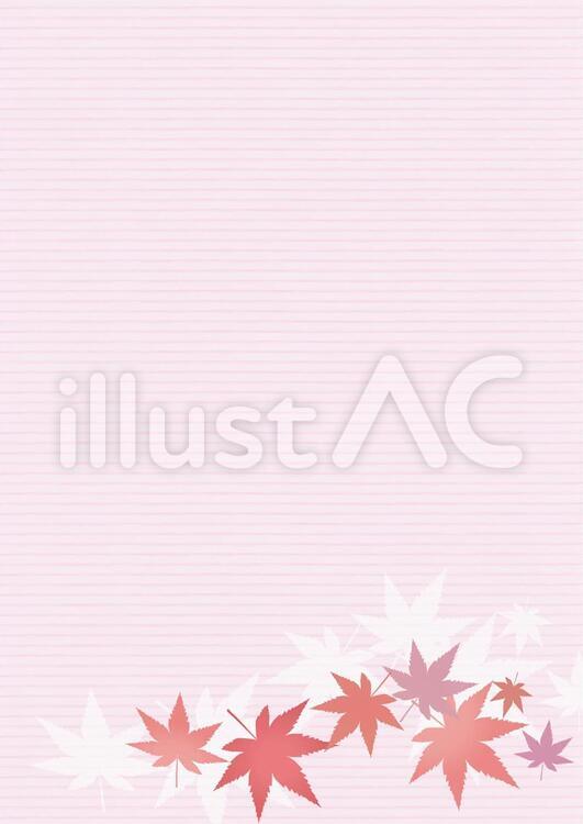 和紙もみじ　5 もみじ,楓,紅葉のイラスト素材