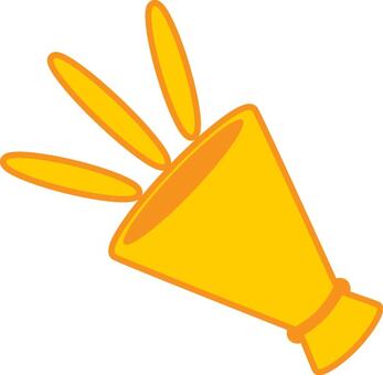 メガホン メガホン,ファイト,ガンバレ,応援,エール,甲子園,声援,アイコン,スポーツ観戦,拡声器のイラスト素材