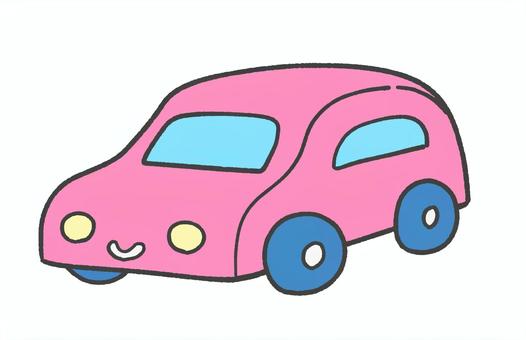 かわいいミニカーの手描きイラスト3 ミニカー,おもちゃ,車,遊び,保育園,挿絵,単品,かわいい,手描き,乗り物のイラスト素材