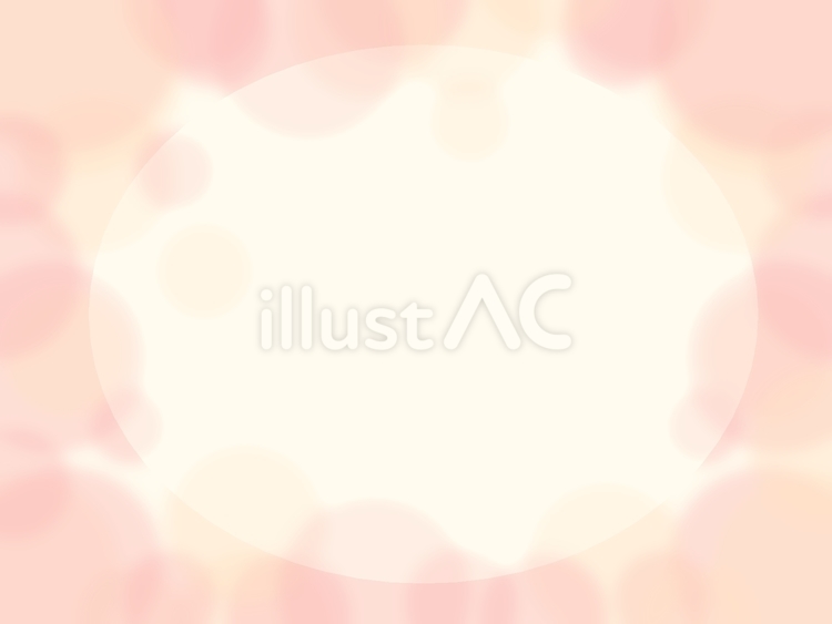 暖色系のパステルカラーの背景　円形模様 暖色,ピンク,春のイラスト素材