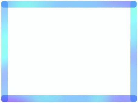 Gradient line frame (blue), JPG and PNG Gradient line frame (blue), frame, frame, gradation, JPG and PNG