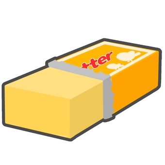 Illustration, pop, cute, butter, 