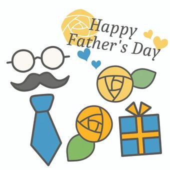 Father's Day, JPG and PNG Father's Day, father's day, rose, present, JPG and PNG