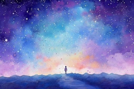 Illustration, space, constellation, galaxy, 