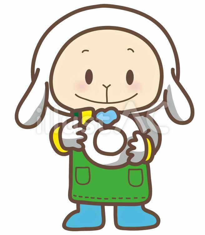 食器を洗う 可愛い,挿し絵,レトロのイラスト素材
