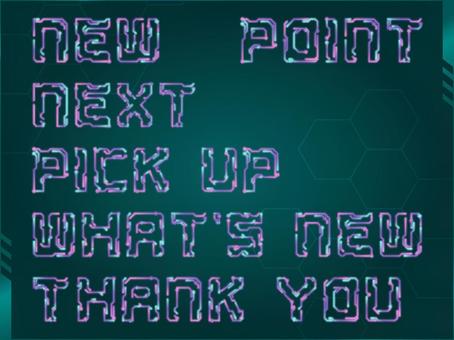 Illustration, cyber-, neon, font, 