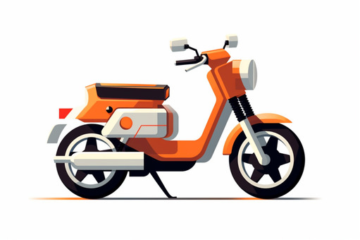 Illustration, vehicle, bike, rider, 