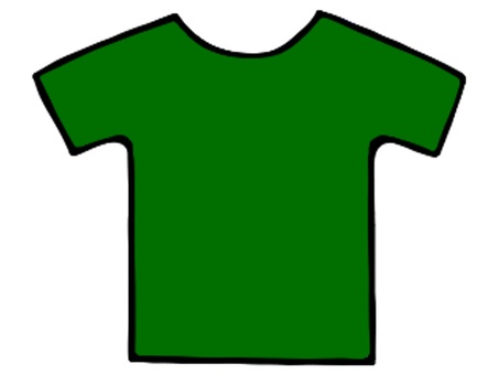 T-shirt green, JPG T-shirt green, t-shirt, short sleeve, solid color, JPG