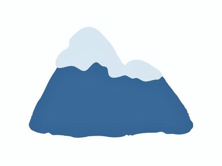 かわいい雪山のイラスト 雪山,冬,自然,アウトドア,登山,山登り,スキー,スノーボード,キャンプ,旅行のイラスト素材