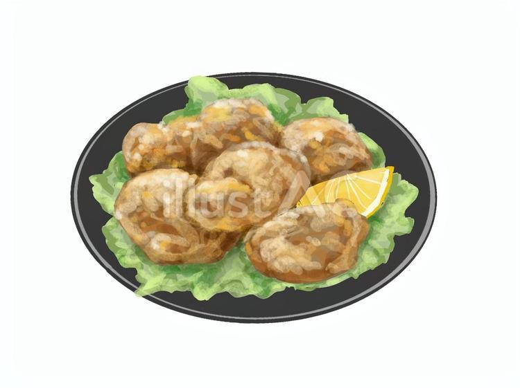 唐揚げ 唐揚げ,竜田揚げ,おかずのイラスト素材