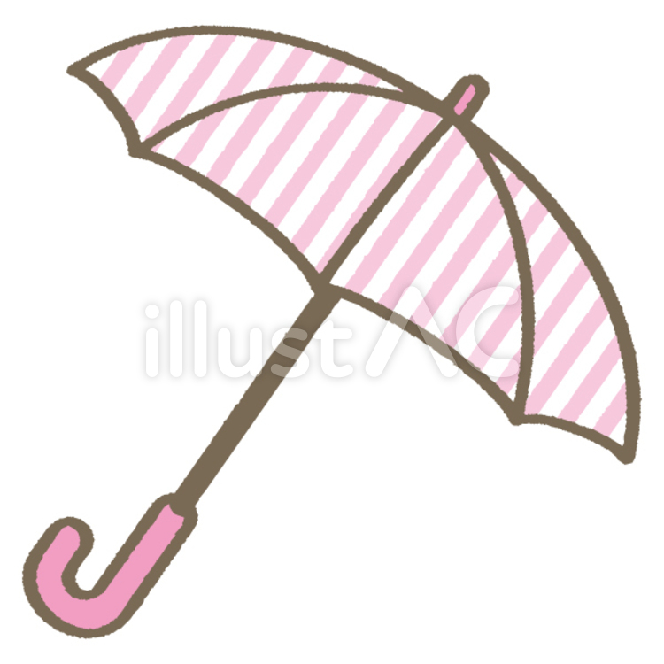 かさ-A1 傘,梅雨,6月のイラスト素材