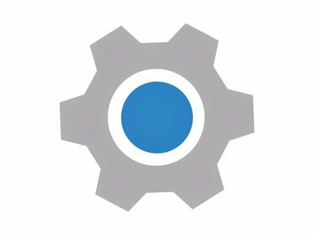 シンプルな歯車のアイコン シンプルな歯車のアイコン 歯車,ネジ,ギア,ビジネス,仕事,技術,テクノロジー,装置,機械,パーツのイラスト素材