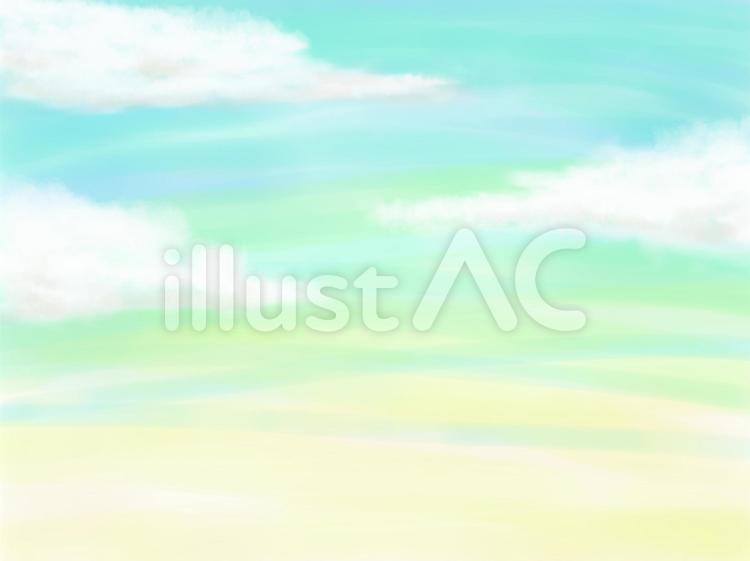 空 空,雲,青のイラスト素材