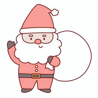 サンタクロース サンタクロース,クリスマス,線画,可愛い,ゆるい,手描き,デコレーション,素材,挿絵,画像のイラスト素材