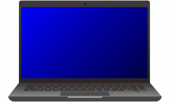 windowsノート型パソコン ラップトップ,ノート型,パソコン,コンピューター,windows,キーボード,デジタル,16:9,黒のイラスト素材