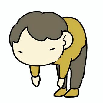 前屈をする男性 前屈,体操,柔軟,人,男性,健康,柔らかい,硬い,筋肉,ストレッチのイラスト素材