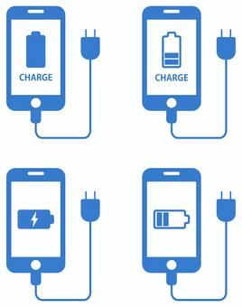 スマートフォン 充電可能マーク 青 スマホ,スマートフォン,充電,チャージ,スマートホン,給電,充電器,コンセント,プラグ,ケーブルのイラスト素材