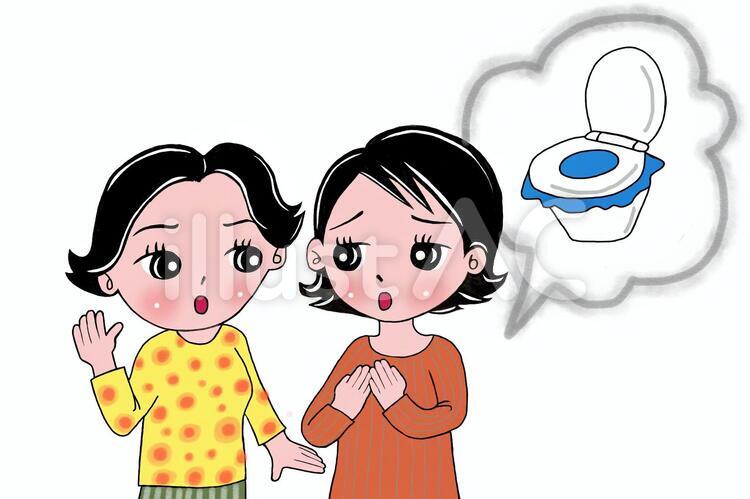 災害時避難所での注意 災害,避難所,注意のイラスト素材