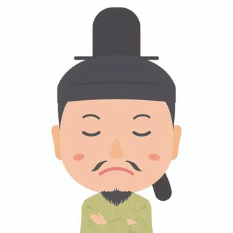 Illustration, fujiwara no mototsune, concern, the aheng dispute, 
