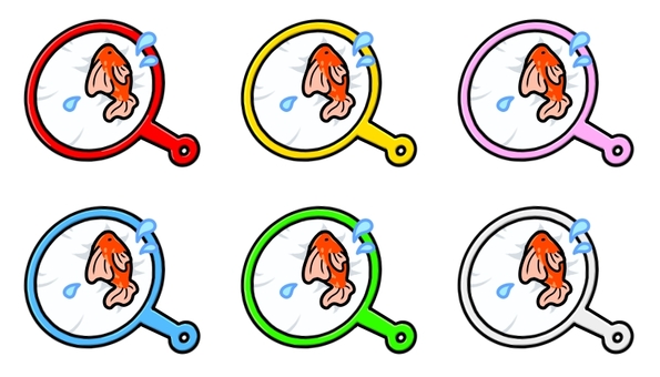 金魚すくい ポイ,金魚,金魚すくい,掬う,縁日,祭り,夏祭り,遊びのイラスト素材