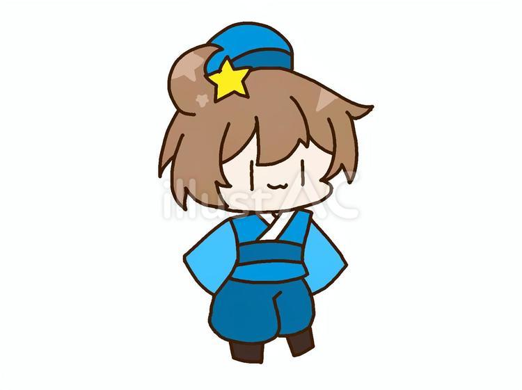 七夕　彦星の男の子 七夕,彦星,男の子のイラスト素材
