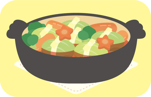 Nabe分別卷白菜, JPG, PNG 和 AI Nabe分別卷白菜, 白菜卷, 冬季, 捲心菜, JPG, PNG 和 AI