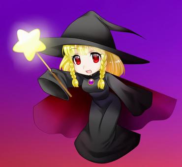 ハロウィン魔女1 キャラクター,人,人物,魔女,ハロウィン,女子のイラスト素材