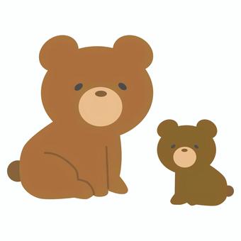 熊の親子