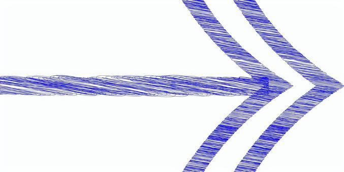 blue doodle arrow, arrow, direction, direction, JPG