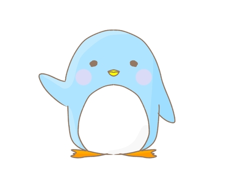 Penguin greeting, , JPG and PNG