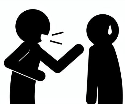 聞き役　 会話,話す,おしゃべり,聞き役,疲れる,友人,関係,人物,ピクトグラムのイラスト素材