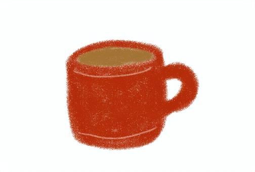 手描きのコーヒーカップ コーヒー,カップ,ホットのイラスト素材