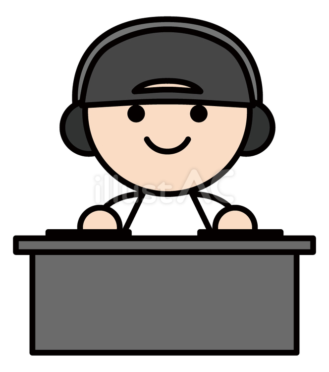 DJ dj,ライブ,クラブのイラスト素材