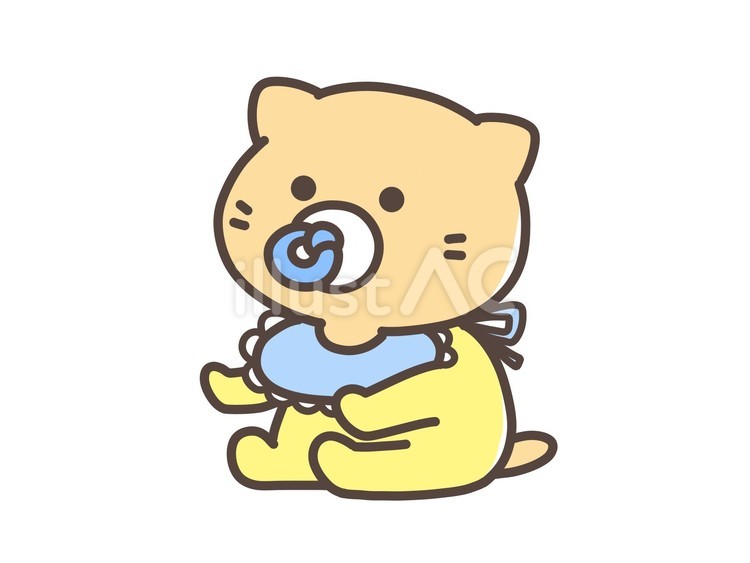 猫の姉妹の日常　赤ちゃん 赤ちゃん,猫,ベイビーのイラスト素材