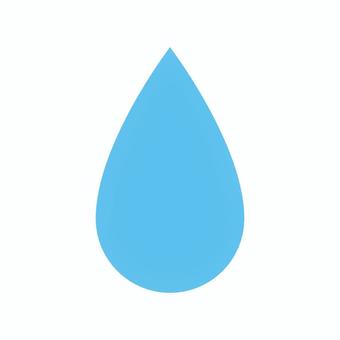 しずくマーク（ライトブルー） しずくマーク,しずく,雫マーク,雫,水滴マーク,水滴,青,青い,青色,ブルーのイラスト素材