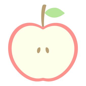 りんご りんご,果物,フルーツ,食べ物,秋の味覚,秋,冬,赤,りんご狩り,名産のイラスト素材