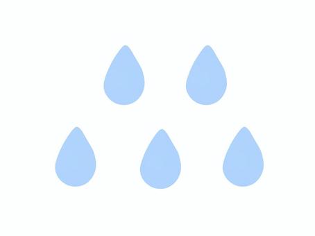 水滴 水滴,梅雨,水,雫,涙,水分,雨,夏,雨水,アイコンのイラスト素材