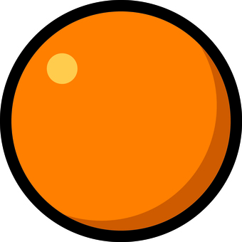 オレンジのピンポン玉です。 ピンポン玉,シンプル,卓球,ボール,室内,スポーツ,運動,丸,オレンジのイラスト素材