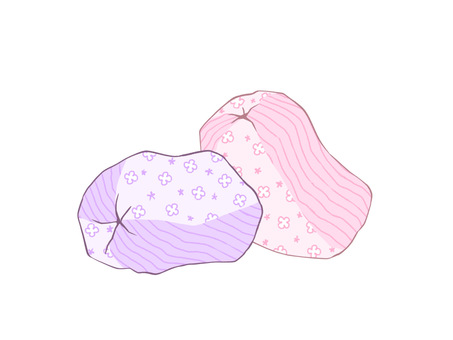 昔ながらのお手玉遊び~俵型~ 昔ながらのお手玉遊び~俵型~ お手玉,おもちゃ,玩具,懐かしい,伝統文化,日本,和,伝統,花柄,縞模様のイラスト素材