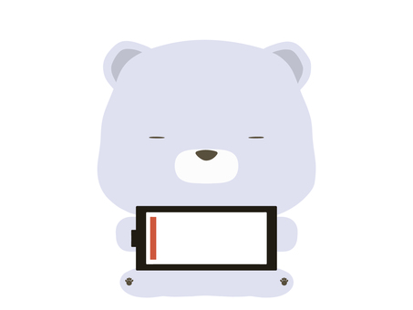 battery_bear, , JPG, PNG and AI