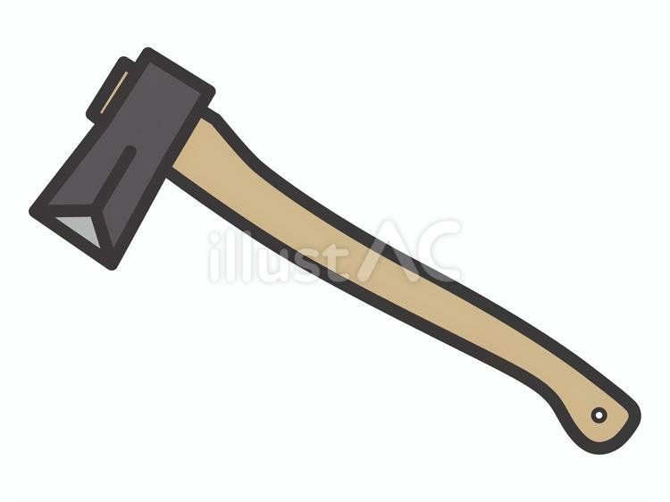 斧04 斧,工具,アイコンのイラスト素材