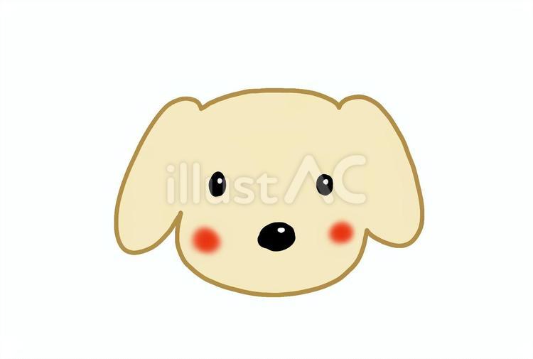 手描きのかわいい子犬 ゴールデンレトリバー,子犬,手描きのイラスト素材