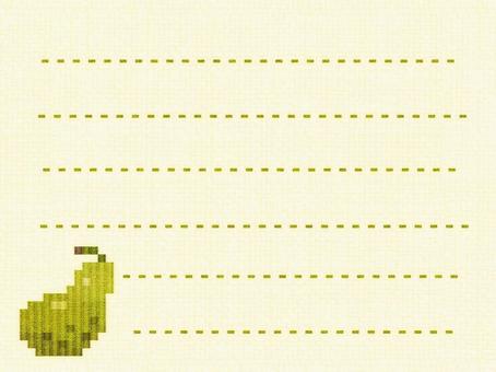 La France dot embroidery style card, JPG La France dot embroidery style card, la france, pear, western pear, JPG