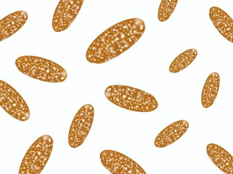 シュガー揚げパンが降ってきた 揚げパン,シュガー,食べ物,パン,大量,降る,背景のイラスト素材